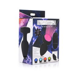 Xr brands Siliconen Vibrerende LED Plug - Medium (848518034564)