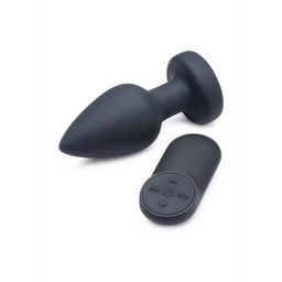 Xr brands Siliconen Vibrerende LED Plug - Medium (848518034564)