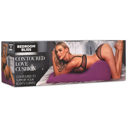 Xr brands Gecontourde Love Cushion - Paars (848518053039)