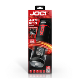 Curve toys Auto Spin - Draaien en Duwen Masturbator - Transparant/Zwart (653078944969)