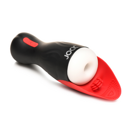 Curve toys Zuig- en Vibrerende Masturbator - Zwart (653078944747)