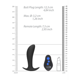 Ouch! by shots E-stim Vibrerende Buttplug (7423522560563)