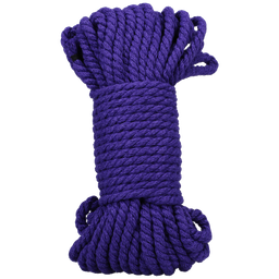 Doc johnson Bind and Tie - 6 mm Hennep Bondage Touw - 50 ft - Violet (782421089429)
