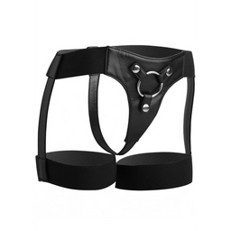 Xr brands Bardot - Elastische Strap-On Harnas met Dijbanden (848518015839)