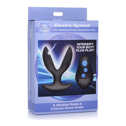 Xr brands Electro-Spread - Vibrerende en E-Stim Silicone Butt Plug (848518039644)