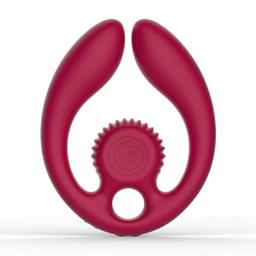 Snail vibe GIZI Duo - Dual Couples Stimulator - Bordeauxt (8720615766154)