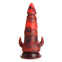 Xr brands Horny Devil - Demon Silicone Dildo - Rood (848518052988)