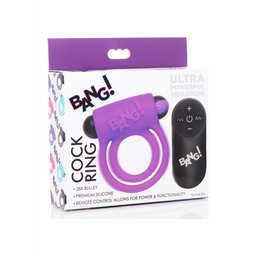 Xr brands Silicone Cockring en Bullet met Afstandsbediening (848518039859)