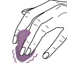 Loveline by shots Vinger Vibrator - Mystic Paars (8714273044945)