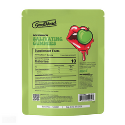 Doc johnson Speekselopwekkende Gummies - 24 stuks display - 12 gr - Groene Appel (782421099534)