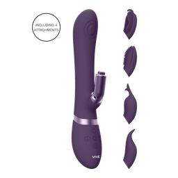 Vive by shots Etsu - Pulse Wave G-Spot Rabbit  Clitoral Stimulator - Paars (7423522537596)