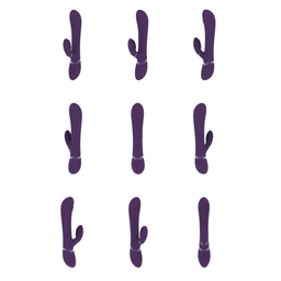 Vive by shots Etsu - Pulse Wave G-Spot Rabbit  Clitoral Stimulator - Paars (7423522537596)