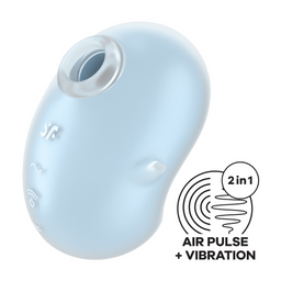 Satisfyer Cutie Ghost - Air Pulse Vibrator - Blauw (4061504067759)