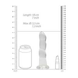 Realrock by shots Niet-realistische dildo met zuignap - 7 / 17 cm (7423522580547)