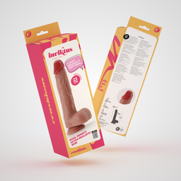 Crushious Inviktus - Vloeibare Silicoon Dildo - 9 / 23 cm - Vleeskleur (7403254159280)