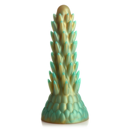 Xr brands Stegosaurus - Stekelige Reptiel Silicone Dildo - Groen (848518053282)
