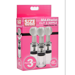 Xr brands Twisted Triplets - Tepel- en Clit Suckers (848518004444)