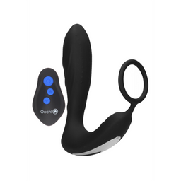 Ouch! by shots E-stim Vibrerende Butt Plug  Cockring (7423522560570)