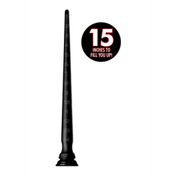 Xr brands Tapered Siliconen Slang met Structuur - 15 / 38 cm (848518038999)