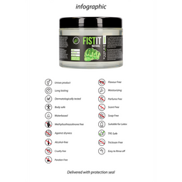 Fist it by shots Natuurlijke Watergebaseerde Glijmiddel - 17 fl oz / 500 ml (7423522569542)