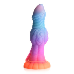 Xr brands Galactic Cock - Alien Creature Glow-in-the-Dark Silicone Dildo (848518053244)