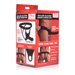 Xr brands SM - Holle Siliconen Dildo Strap-On (848518036384)