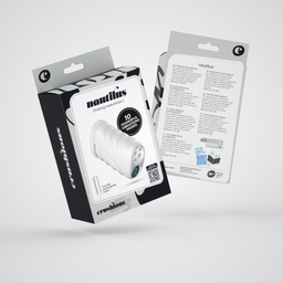Crushious Nautilus - Trainingsmasturbator met Verwijderbare Bullet - Wit (7403254156524)