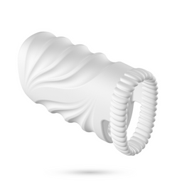 Crushious Nautilus - Trainingsmasturbator met Verwijderbare Bullet - Wit (7403254156524)
