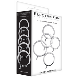 Electrastim Set van massieve metalen cockringen (609224031038)