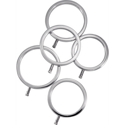 Electrastim Set van massieve metalen cockringen (609224031038)