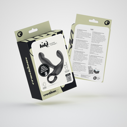 Crushious Loki - Oplaadbare Prostaatmassager met Afstandsbediening - Zwart (7403254157507)