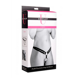 Xr brands Unity - Double Penetration Strap-On Harness Unity - Dubbelpenetratie Strap-On Harnas (848518015396)
