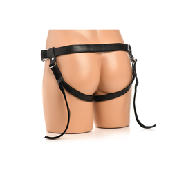 Xr brands Velvet Kiss Strap-On Harnas - Zwart (848518051875)