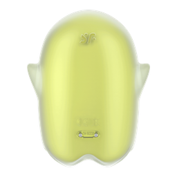 Satisfyer Glowing Ghost - Glow in the Dark - Dubbele Air Pulse Vibrator - Geel (4061504060064)