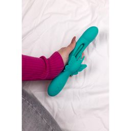 Loveline by shots Flapper G-Spot Vlinder Vibrator - Pauwblauw (8714273049179)
