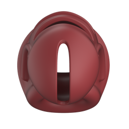 Mancage by shots Model 28 - Ultra Soft Silicone Chastity Cage - Rood (8714273051325)