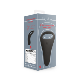 Loveline by shots Geïndividualiseerde Vibrerende Penisring - Zwart Licoor (8714273050564)