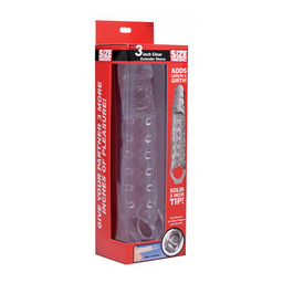 Xr brands Transparante Penis Sleeve - 3 / 7,5 cm (848518031419)