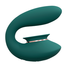 Innovation by shots Twitch 3 - Oplaadbare Vibrator en Suction - Bosgroen (8714273054999)