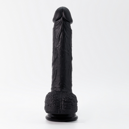 Crushious Inviktus - Vloeibare Silicoon Dildo - 8 / 22 cm - Zwart (7403254159303)