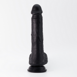 Crushious Inviktus - Vloeibare Silicoon Dildo - 8 / 22 cm - Zwart (7403254159303)