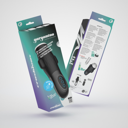 Crushious Gargantua - Suction Masturbator with Removable Sleeve and Lubricant - 0.3 fl oz / 10 ml (7403254161047)