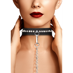 Ouch! by shots Diamanten Halsband met Leash (7423522543566)