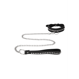 Ouch! by shots Diamanten Halsband met Leash (7423522543566)