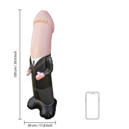 S-line by shots Opblaasbare Groom Bop Bag (8714273044044)