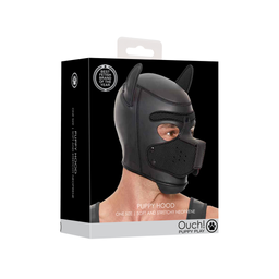Ouch! by shots Neopreen Puppy Mask - Zwart (7423522583593)