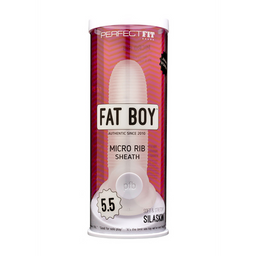 Perfectfitbrand Fat Boy Micro Ribbed Sheath - Dildo - 6 / 14 cm (851127008109)