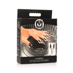 Xr brands Clawed - Sensation Play Ringen - 5 Stuks (848518052520)