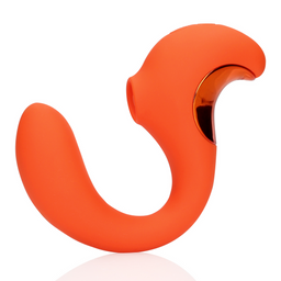 Loveline by shots G-Spot Vibrator met Clitorale Pulse Wave - Untamed Orange (8714273049292)