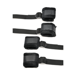 Xr brands Lover's Bed Restraint System - Zwart (848518052490)